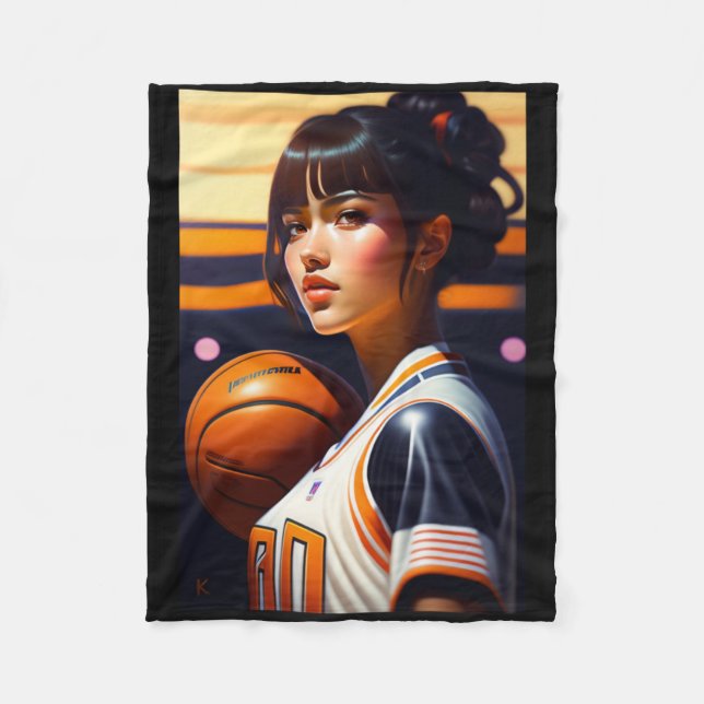 Basketball Shirt Fleecefilt (Framsidan)