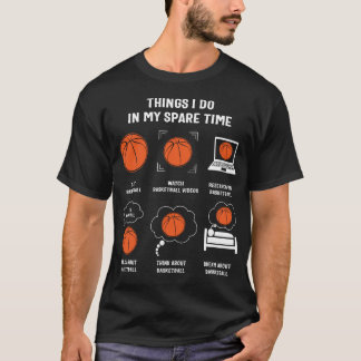 Basketball Shirt Sak jag gör i mitt område T