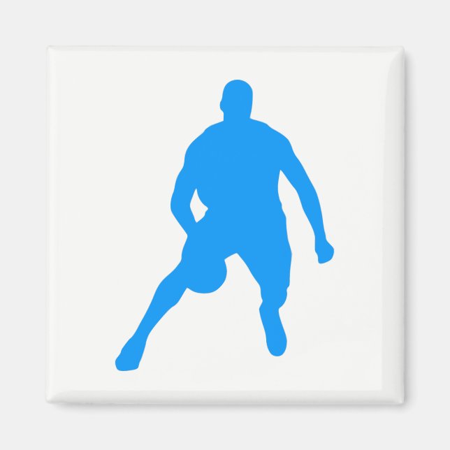 Basketball Silhouette Magnet (Framsidan)