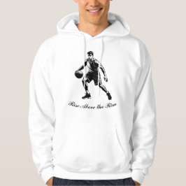 Basketball Silhouette-svär Hoodie
