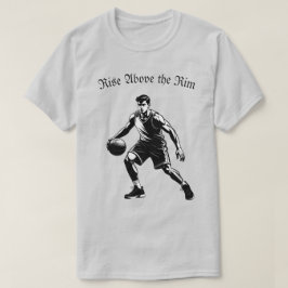 Basketball Silhouette T-Shirt - Stiga upp ovanför