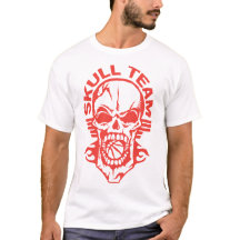 basketball skull team tete de mort equipe logo