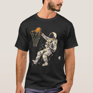 Basketball Slam Dunk Astronaut Basketball Player D T Shirt