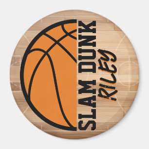 Basketball Slam dunk Personlig Magnet