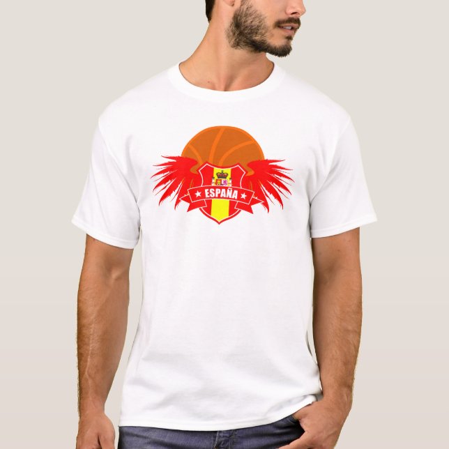 Basketball Spain T Shirt (Framsida)