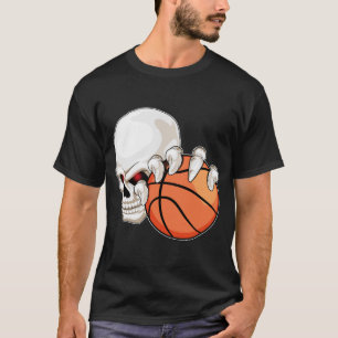 Basketball-spelare från Skull Basketball T Shirt