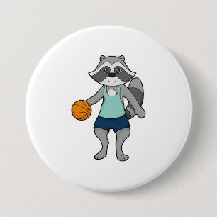 Basketball-spelare i Racoon Basketball Knapp