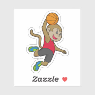 Basketball-spelare Klistermärken