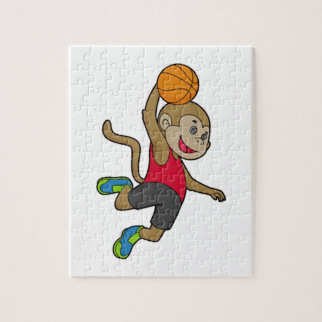 Basketball-spelare Pussel (Vertikal)
