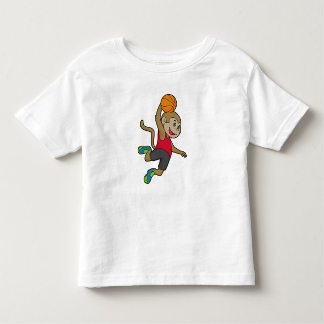 Basketball-spelare T Shirt (Framsida)