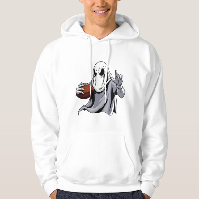 Basketball Spöken Hoodie (Framsida)