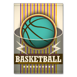 Basketball Sport Boll Game Coola Bordsnummer