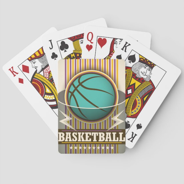 Basketball Sport Boll Game Coola Casinokort (Baksidan)