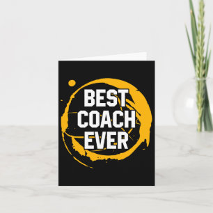 Basketball Sport Gift Best Coach Alltid vid födels Kort