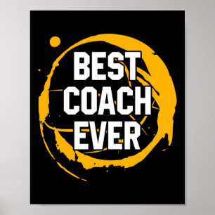 Basketball Sport Gift Best Coach Alltid vid födels Poster