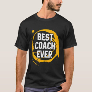 Basketball Sport Gift Best Coach Alltid vid födels T Shirt