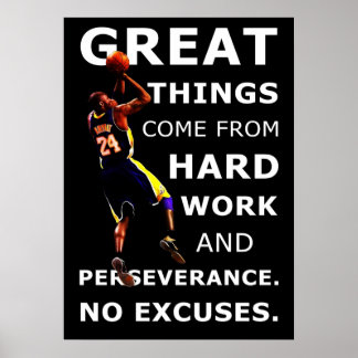Basketball Sport Motivering inspirationsoffert Poster