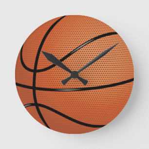 Basketball Sport Rund Klocka