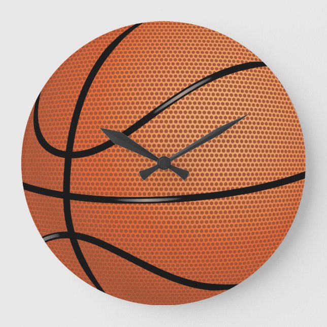 Basketball Sport Stor Klocka (Framsida)