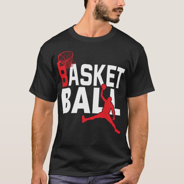 Basketball Sport T Shirt (Framsida)