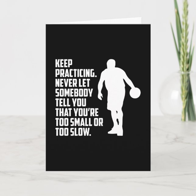 Basketball Sports Basketball Player Team Gift Idea Kort (Framsida)