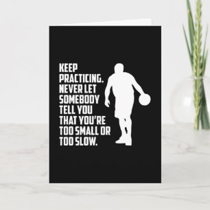 Basketball Sports Basketball Player Team Gift Idea Kort
