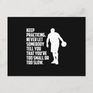 Basketball Sports Basketball Player Team Gift Idea Vykort