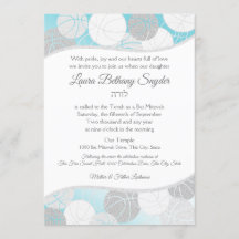 Basketball Sports Bat mitzvah Blue och Silver