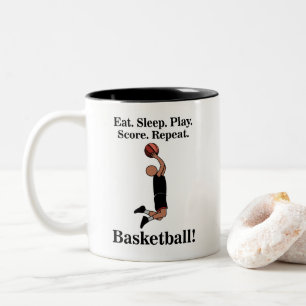 Basketball Sports Player Coach Två-Tonad Mugg