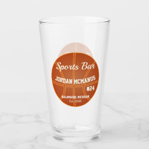 Basketball Sports Pub Beer Drinking Soda Pint Glaskopp