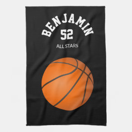 Basketball sports towel, coach bath towel kökshandduk