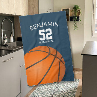 Basketball sports towel, coach bath towel kökshandduk