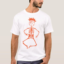 basketball squelette skeleton Skelett esqueleto sc T Shirt