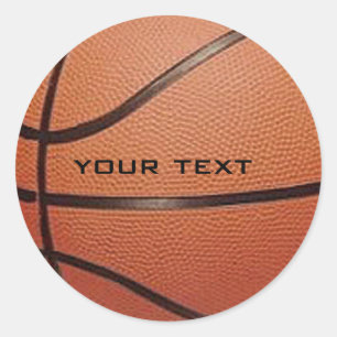 Basketball Sticker Runt Klistermärke