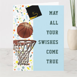Basketball Studenten Gratulerar Kort