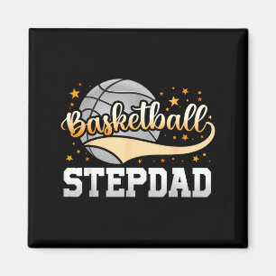 Basketball styvpappa fadersdag  magnet