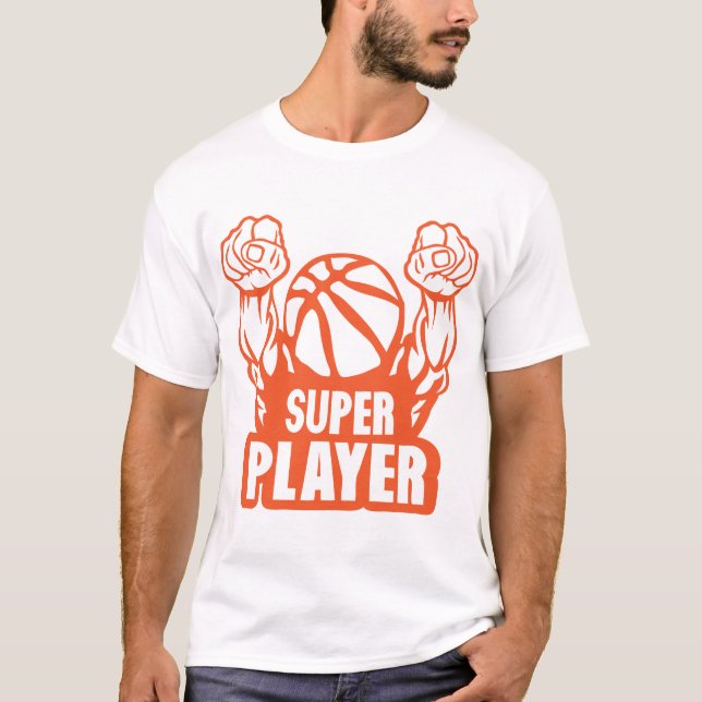 basketball super player bras muscle vole t shirt (Framsida)