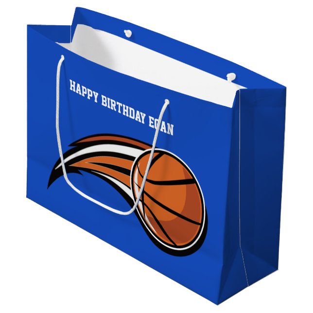 Basketball Svosh Blue Birthday (Framsidan Vinklad)