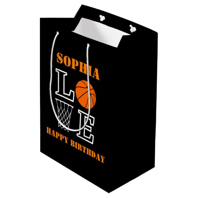 Basketball Swoboda Black Birthday Gift-buss (Baksidan Vinklad)