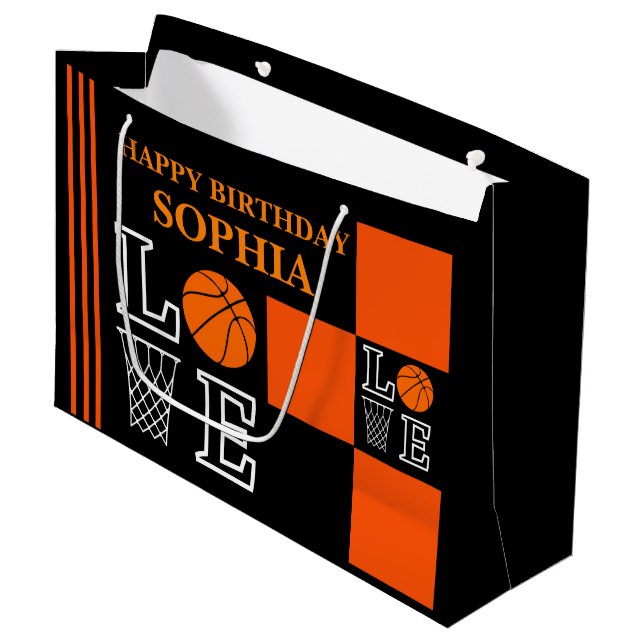 Basketball Swoboda Black Birthday Larft Gift-blogg (Framsidan Vinklad)