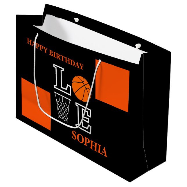 Basketball Swoboda Black Birthday Larft Gift-blogg (Framsidan Vinklad)