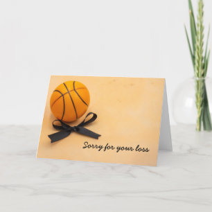 Basketball sympati med svart band kort