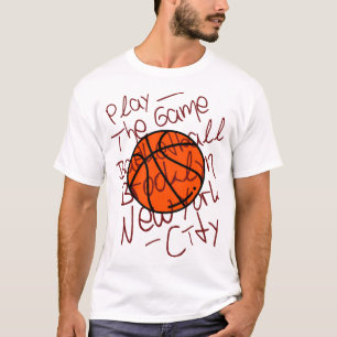 Basketball T Shirt 2025 USA-teamet med Basket-bal