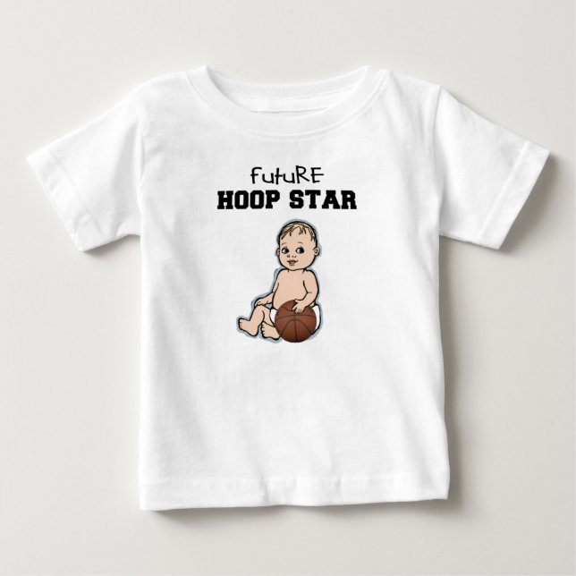 Basketball T-shirt med Ring Star Baby (Framsida)