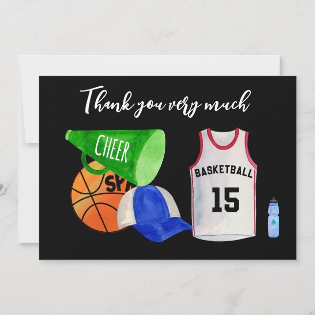 Basketball Tack så mycket från Player (Framsida)