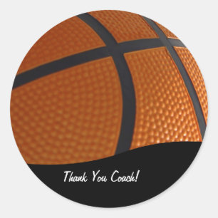 Basketball Tack Stickers Runt Klistermärke