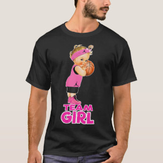 Basketball Team Baby Shower Gender Reveal Par T Shirt