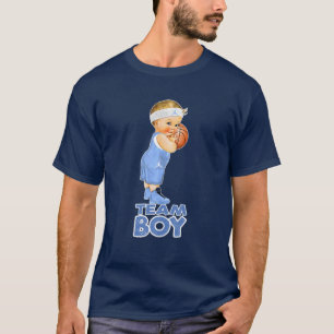 Basketball Team Boy Baby Gender Reveal T Shirt