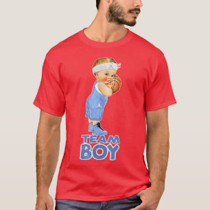 Basketball Team Boy Baby Gender Reveal T Shirt