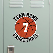 Basketball Team Namn & Player Number Anpassningsba